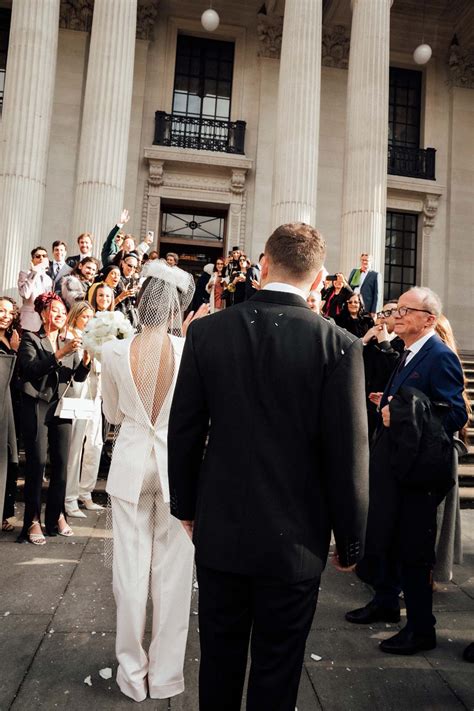 This Bride Wore Her Vintage Dior Wedding Suit Backwards